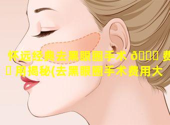 怀远经典去黑眼圈手术 🐕 费 ☘ 用揭秘(去黑眼圈手术费用大概多少钱)